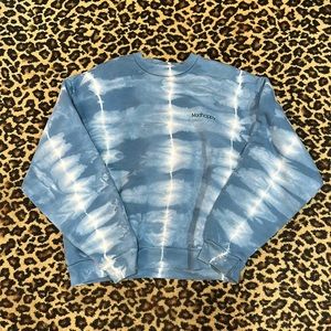 Blue tie dye Madhappy crew neck sweatshirt!